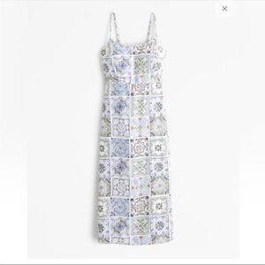 Abercrombie Scoop Neck Midi Dress, Size XS